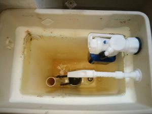 札幌市西区 トイレの水漏れ修理 部品交換完了