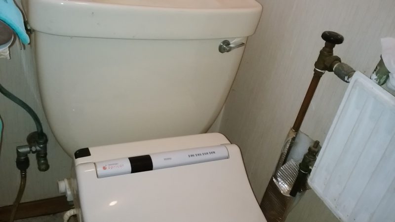 札幌 豊平区 トイレのリフォーム │便座は再利用でも便器交換できますよー！
