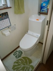 札幌市 豊平区 異物流れ トイレ詰まり修理 作業後