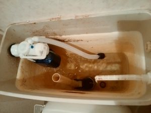 札幌市 東区 東苗穂 トイレの水漏れ タンク内部品交換完了