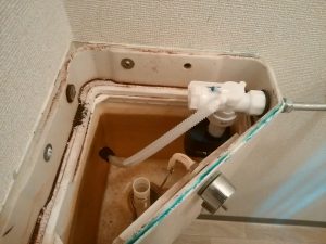 札幌市 北区 トイレの水漏れ ボールタップ取り付け