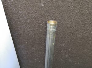 札幌市 白石区 菊水上町 屋外 散水栓 蛇口が取れた　抜けたパイプ側