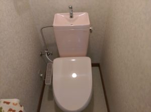 トイレ の 水漏れ 修理 ｜ 札幌市東区　修理完了