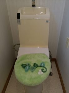 トイレ の 詰まり 修理 ｜札幌市 清田区清田　作業前